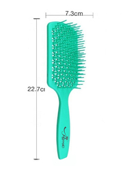 Prime Curly Detangling Hair Scalp Massage Comb for All Hair Types, Teal