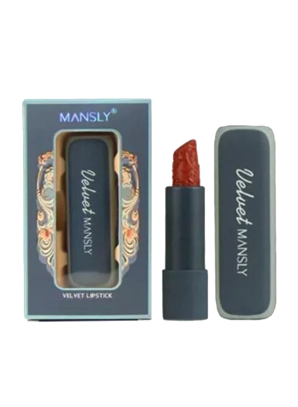 Mansly Chinese Traditional Patterns Carved Matte Lipstick, 030 Red