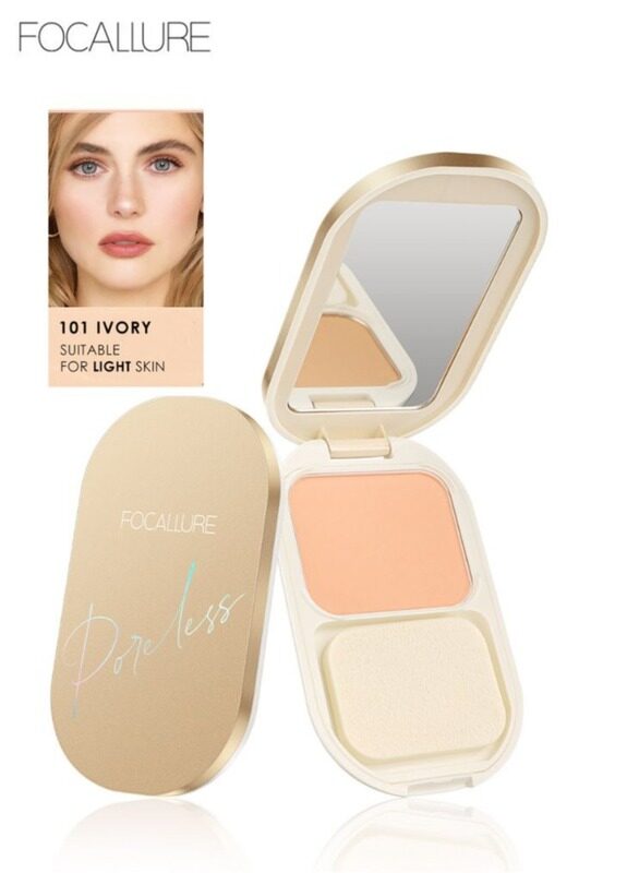 

Focallure Poreless Compact Powder #101 Ivory