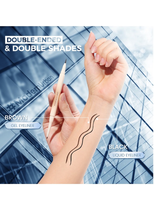 2 in 1 Long Lasting Liquid & Gel Eyeliner