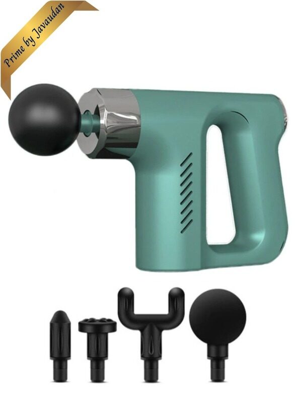 

None Massage Gun Deep Tissue - Percussion Muscle Massage Gun for Athletes, Gym, Triangular Muscle Fascia Gun for Body Neck Back Pain Relief 4 Massage Heads