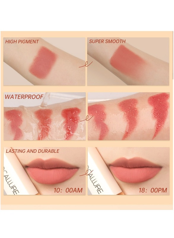 Pure Matte Lipstick  Long Lasting Waterproof Light Weight and Non Sticky Paraben Free Soft Smooth Lipstick #103