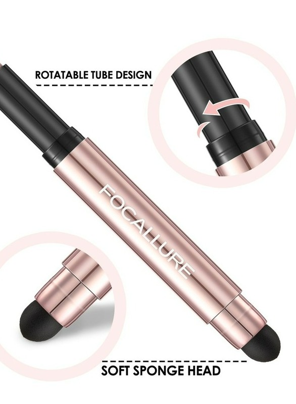 No Crease Eyeshadow Sticks Shimmer& Matte Eye Shadow Crayon Set with Blending Sponge Brush Smooth Texture Cream Eye Highlighter Pen Long Lasting Waterproof Eyeshadow Brightener Stick Makeup #16