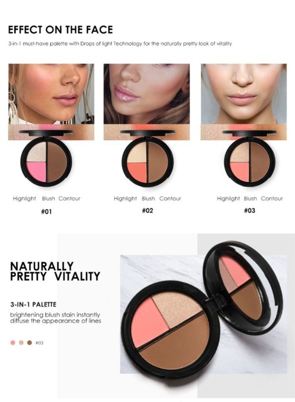 Blush Highlight & Contour Long Lasting Smooth Finish