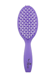 Prime Curly Detangling Hair Scalp Massage Comb for All Hair Types, Violet