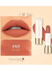 Pure Matte Lipstick  Long Lasting Waterproof Light Weight and Non Sticky Paraben Free Soft Smooth Lipstick #103