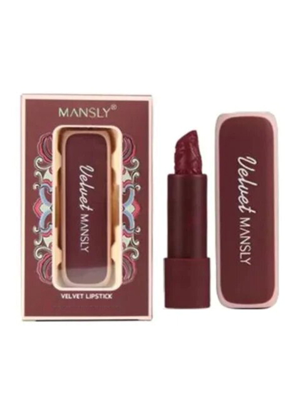 

Mansly Chinese Traditional Patterns Carved Matte Lipstick, 313 Red