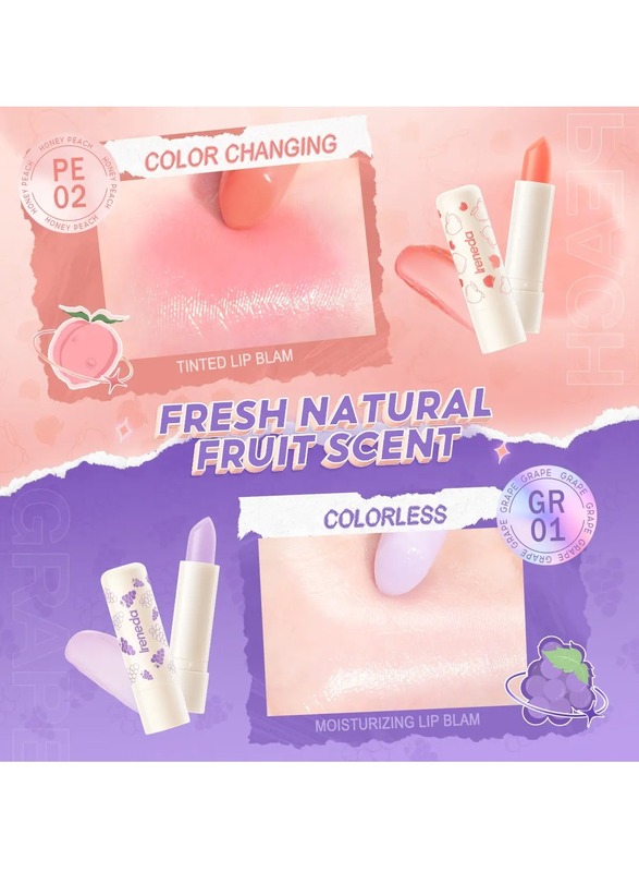 Focallure Ireneda Kiss Kiss Lip Balm Hydrating and Moisturizing Changing Color Lip Balm #GR01