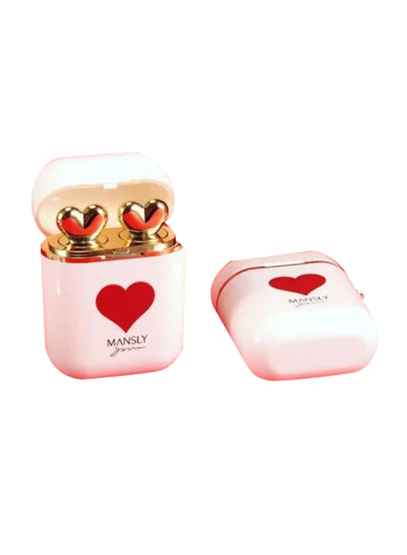 Mansly Cute Wireless Earphone Design Love Double Lipsticks, 2 Piece, 03/04 Multicolour, Brown
