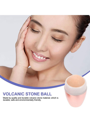 Prime Oily Skin Control Oil- Absorbing Volcanic Face Roller, Pink