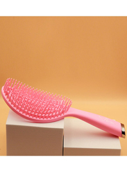 Prime Curly Detangling Hair Scalp Massage Comb for All Hair Types, Pink