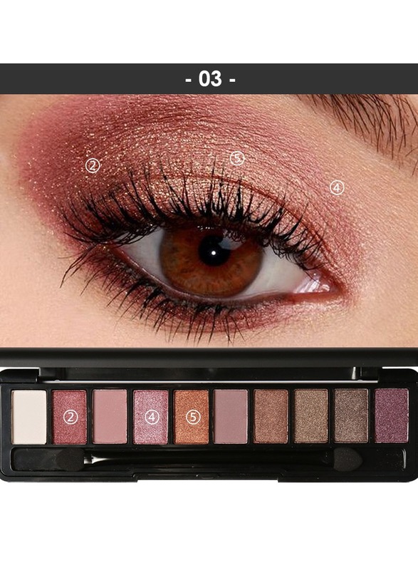 10 Color Eyeshadow Palette