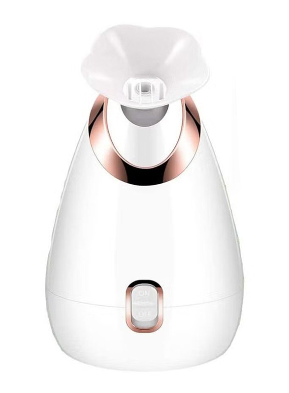 Prime Facial SPA Face Sauna Hot Mist Moisturizing Sprayer Nano Ionic Facial Steamer, White