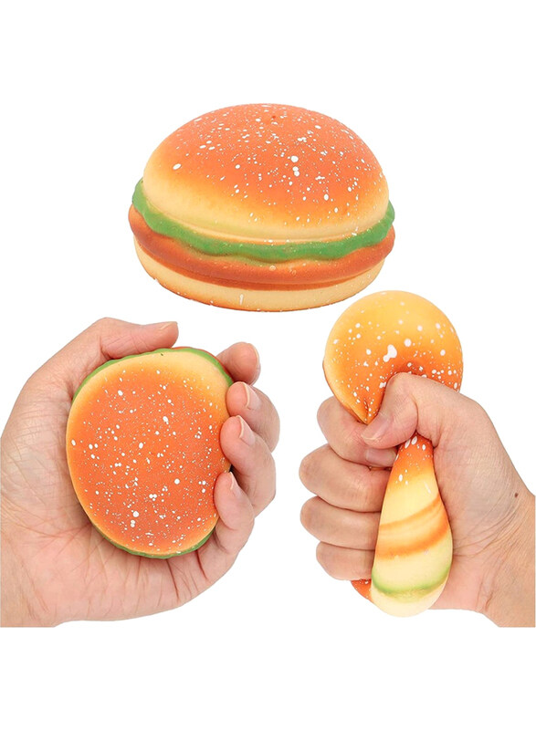 

Prime Burger Squishy Toy, Ages 1+, Multicolour