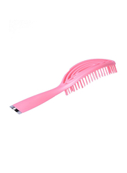 Prime Curly Detangling Hair Scalp Massage Comb for All Hair Types, Pink