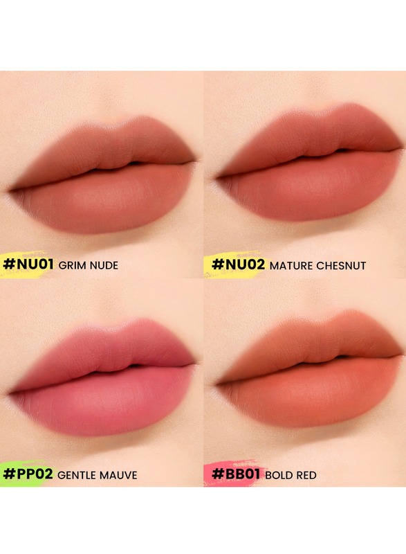 Matte Lip Tint Watery To Blur Lasting Lip Gloss Highly Pigmented Lipstick Water to Mist Lip Glaze # PP02