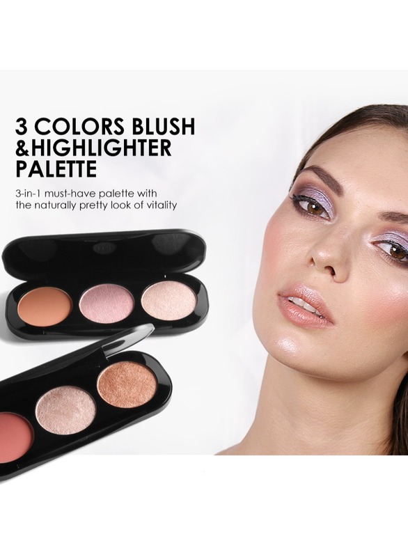 Focallure Blush & Highlighter Palette #3