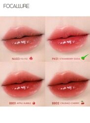 Healthy Moisturizing Lip Pumper Gloss Waterproof Lip Gloss Non-sticky Cute Lip Tint # PK01 Strawberry Soda