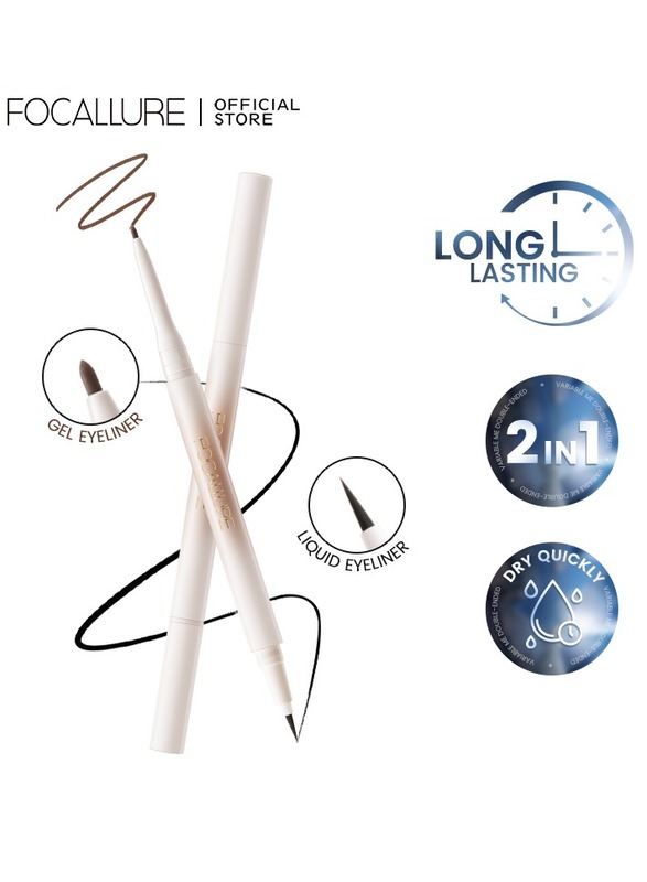 2 in 1 Long Lasting Liquid & Gel Eyeliner