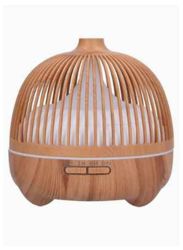 

Prime Essential Oil Diffuser Ultrasonic Aroma Diffuser & Cool Mist Aroma Humidifier, 500ml, Brown