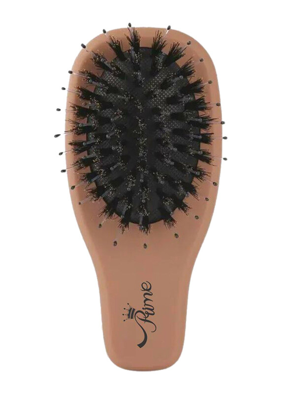 

Prime The Ultimate Mini Detangler Hairbrush for All Hair Types, Brown