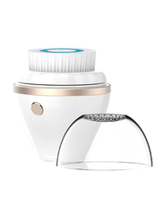 Prime Massaging Facial Cleaner With 2 Brush Heads 3 Modes Waterproof USB Charging For Face Cleaning, White