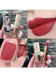 Hengfang Chinese Traditional Patterns Carved Matte Lipstick, Red