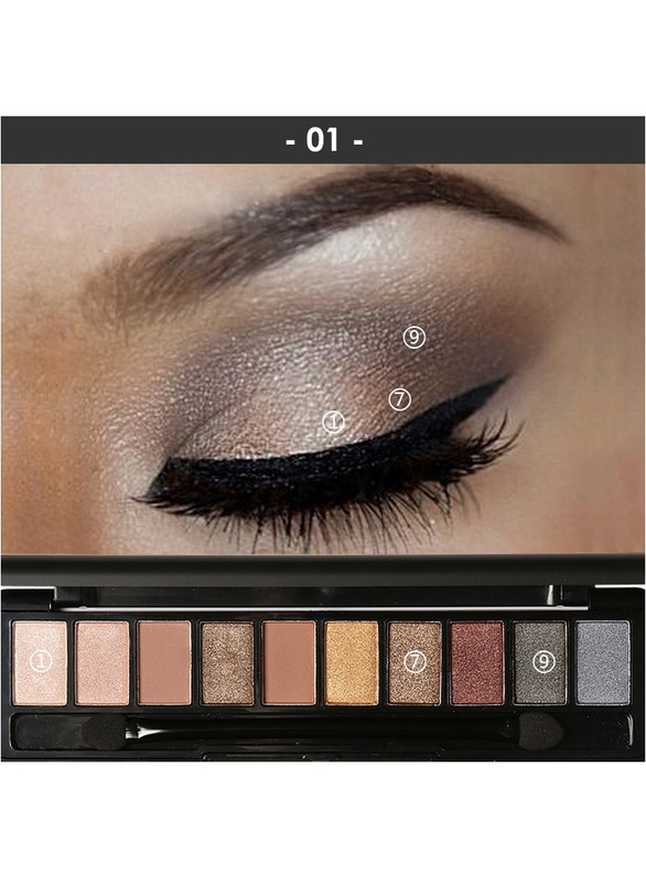 10 Color Eyeshadow Palette