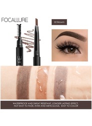 Waterproof Auto Eyebrows Pen -#2 Brown