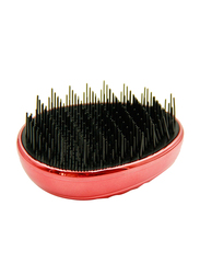 Prime Anti-Static Comb Detangling Mini Hair Brush for Frizzy Hair, Orange