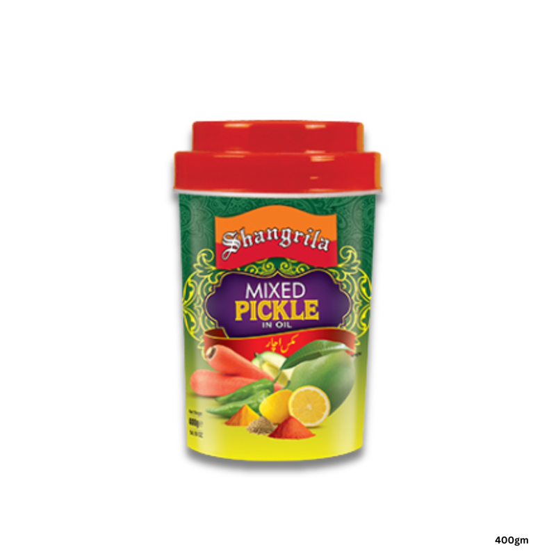 

Shangrila Mix Pickle 400gm ( P.J )