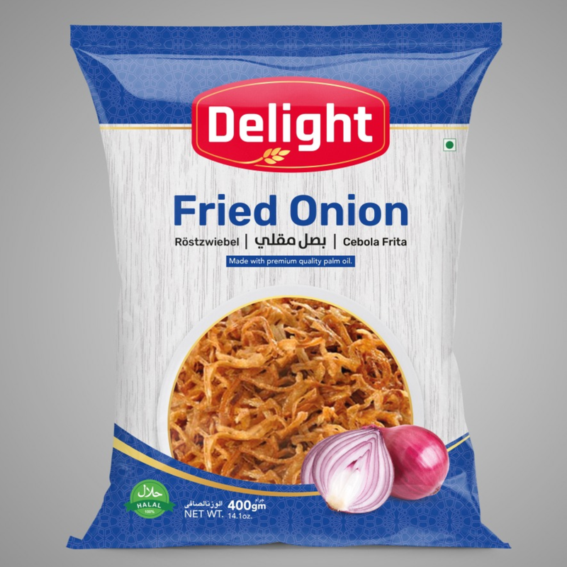 

Delight - Red Fried Onion 400 GM