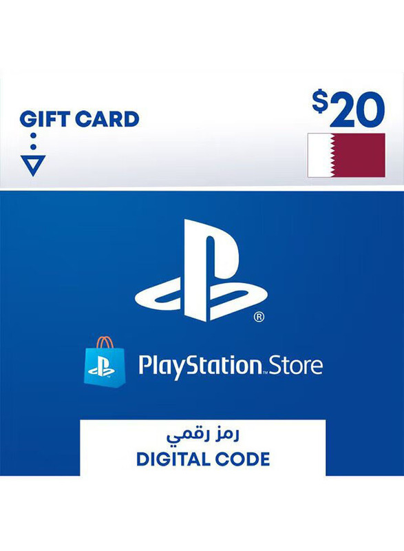 Sony PlayStation Network Qatar 20 Dollar Gift Card for PlayStation, Multicolour