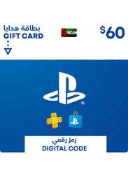 Sony 12 Hours Delivery PlayStation Network VIA SMS-60 USD Wallet Top-Up for PlayStation, Multicolour