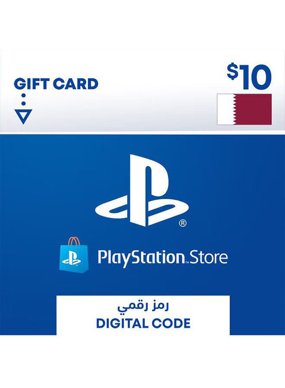 Sony PlayStation Network Qatar 10 Dollar Gift Card for PlayStation, Multicolour