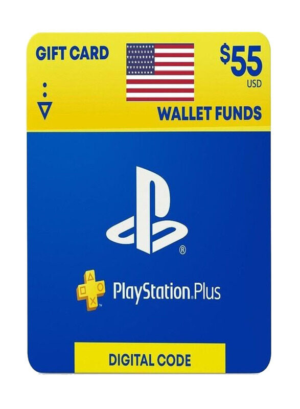 

Sony $55 PlayStation US Wallet Funds Digital Code Gift Card with Instant Delivery Via SMS/Whatsapp for PlayStation, Multicolour