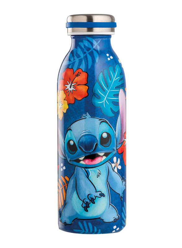 

Egan 500ml Stainless Steel Double-Walled Insulated Stitch Water Bottle, Blue