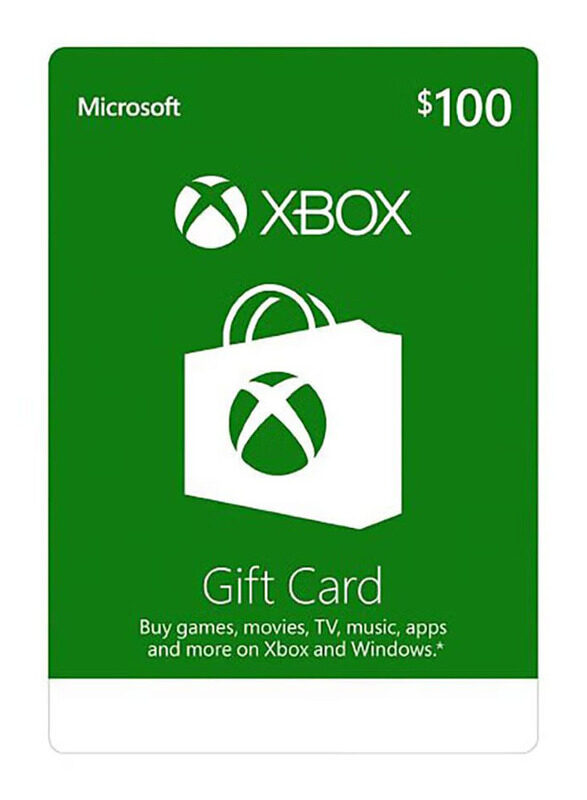 

Microsoft Xbox USA 100 Dollar Gift Card for Xbox, Green