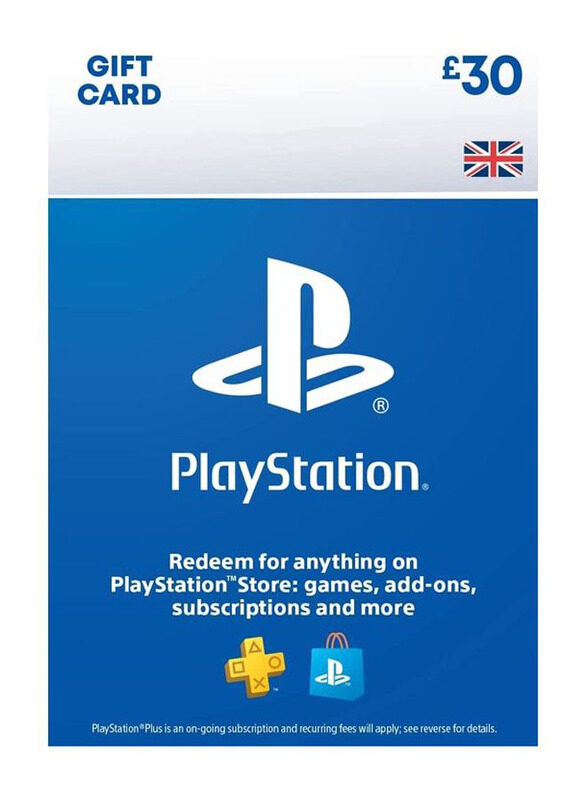 Sony PlayStation Network British 30 Euro Gift Card for PlayStation, Multicolour