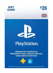 Sony PlayStation Network British 25 Euro Gift Card for PlayStation, Multicolour