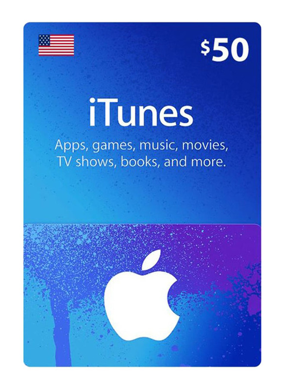 Apple 50 Dollar USA App Store & iTunes Gift Card Delivery via SMS or WhatsApp, Dark Blue