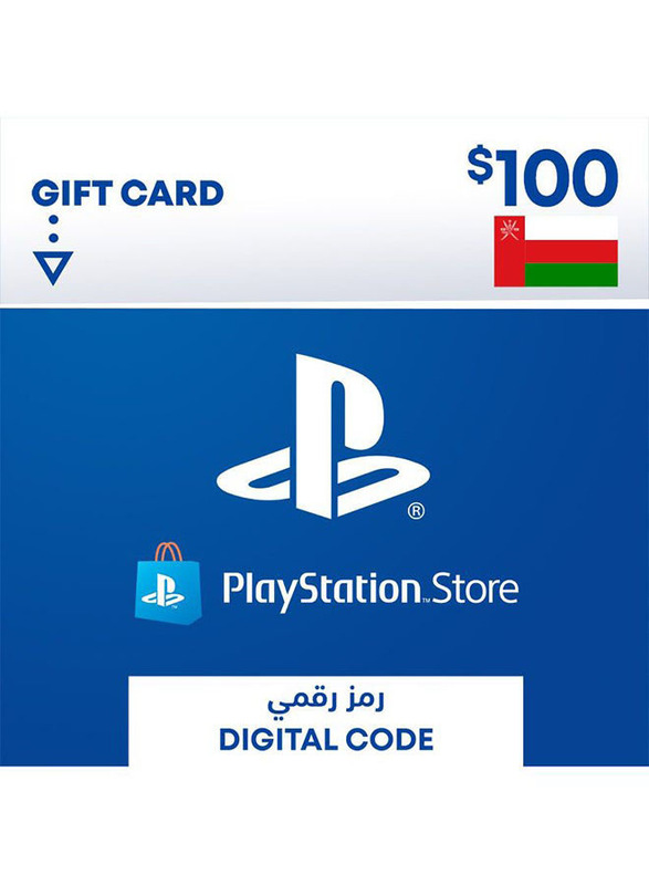 Sony PSN Oman 100 Dollar Gift Card for PlayStation, Multicolour