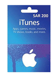 Apple 200 SAR KSA iTunes Gift Card, Blue