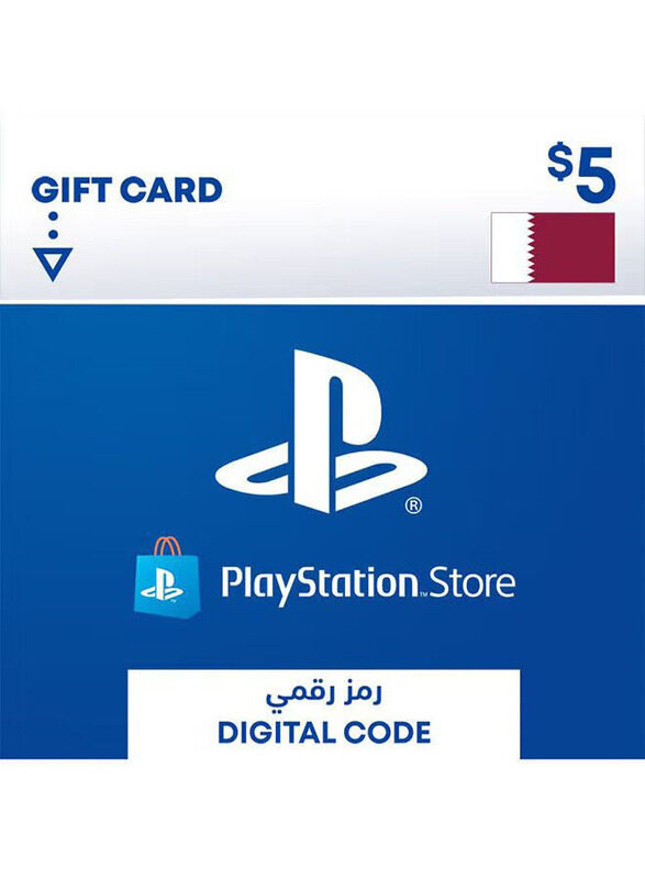 

Sony PlayStation Network Qatar 5 Dollar Gift Card for PlayStation, Multicolour