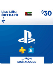 Sony 12 Hours Delivery PlayStation Network VIA SMS-30 USD Wallet Top-Up UAE for Mobile Games, Multicolour
