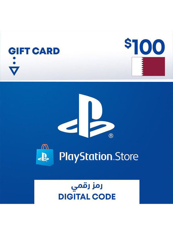 Sony $100 Qatar Gift Card for PlayStation, Multicolour