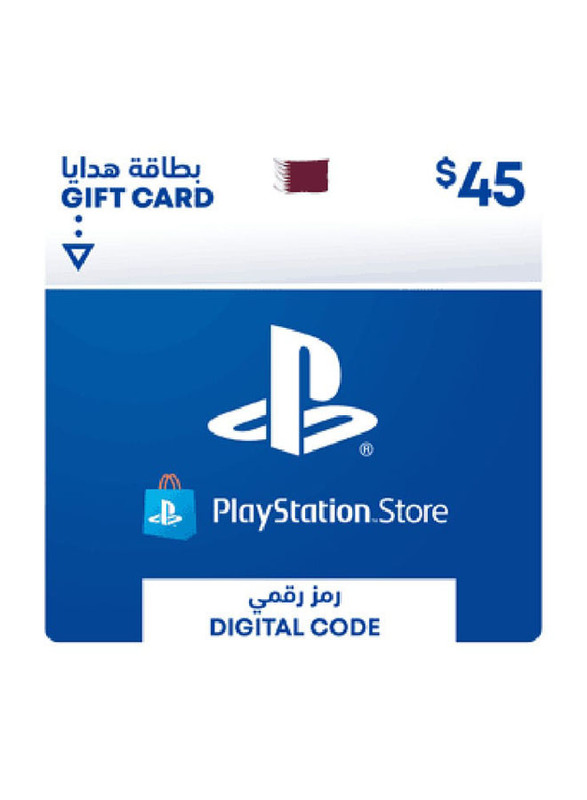 Sony PSN Qatar 45 Dollar Gift Card for PlayStation, Multicolour