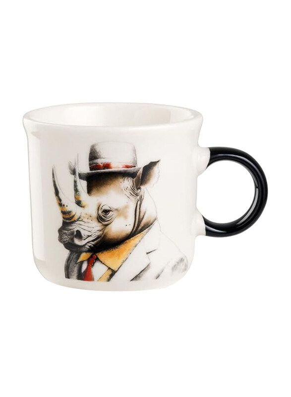 

Egan 80ml Rhino Human Essence Bone China Mug, Multicolour
