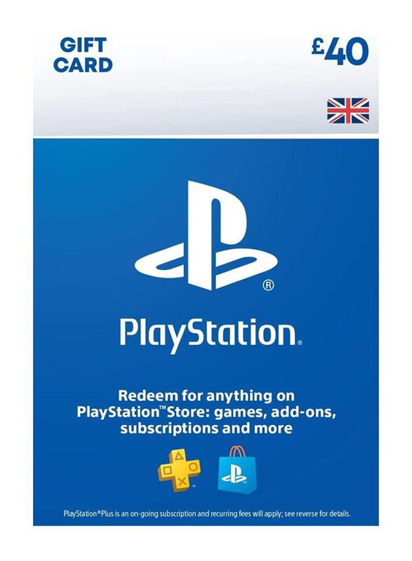 Sony PlayStation Network British 40 Euro Gift Card for PlayStation, Multicolour