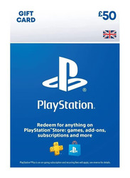 Sony PlayStation Network British 50 Euro Gift Card for PlayStation, Multicolour